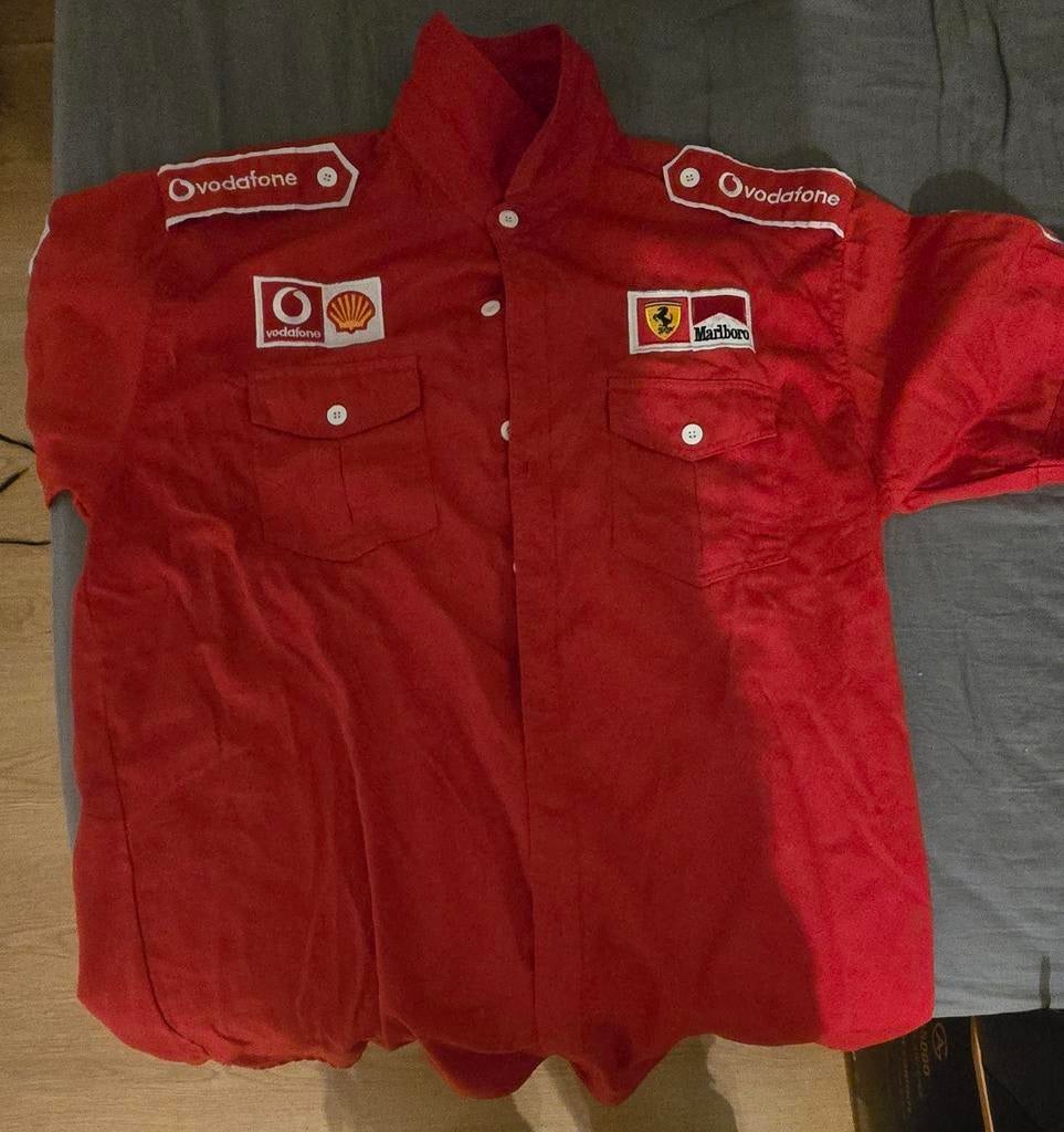 Ferrari Michael Schumacher Jas - Verzamelaarsobject, Kleding | Heren, Overhemden, Zo goed als nieuw, Overige halswijdtes, Rood