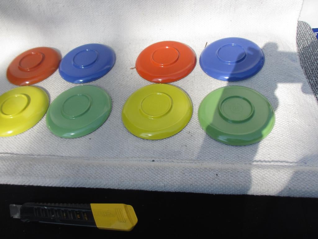 Design NESPRESSO 4 stuks Barista glazen /Schoteltjes, Ophalen of Verzenden, Zo goed als nieuw