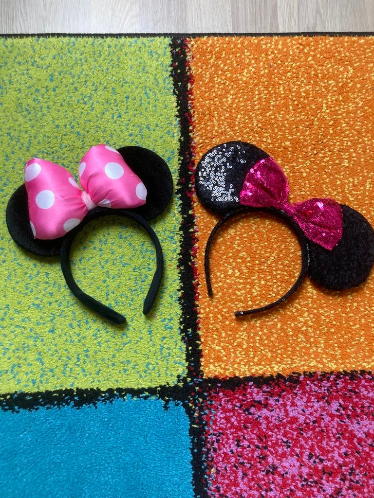 Mini Mouse haarbanden, Ophalen of Verzenden, Zo goed als nieuw, 134 t/m 140, Meisje