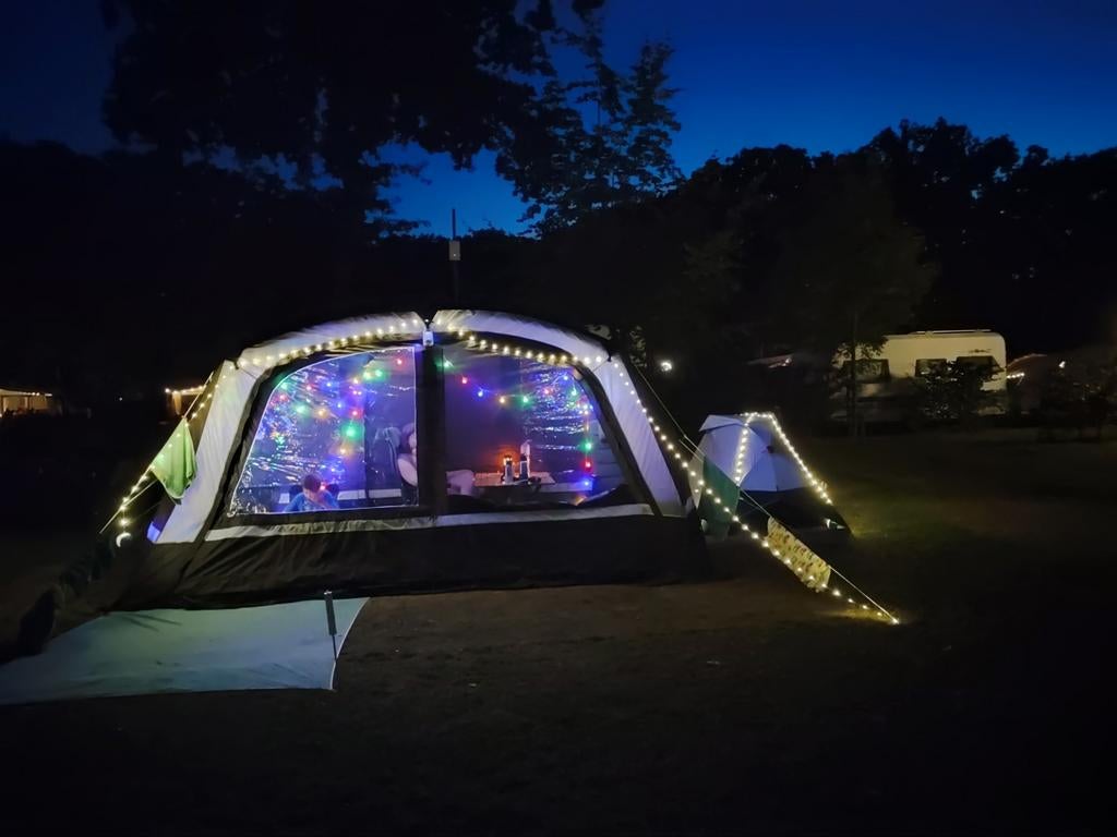 Obelink Hudson 6 Poly Easy Air - slechts 1 week gebruikt!, Caravans en Kamperen, Tenten, Ophalen, Zo goed als nieuw, Tot en met 6