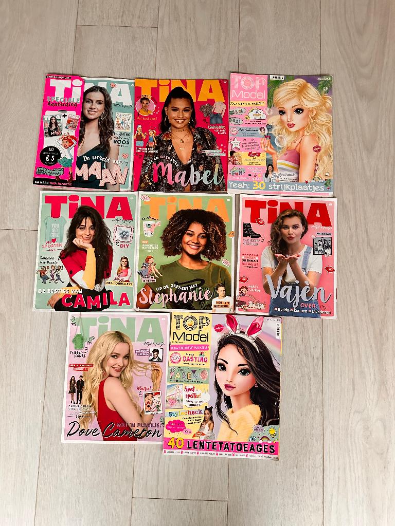 Tina en Top model tijdschriften, Ophalen of Verzenden, Gelezen, Overige typen