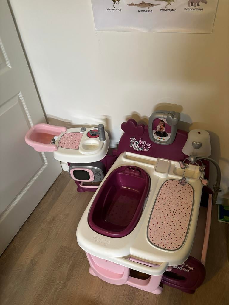 Smoby Verzorgingstafel - Zo goed als nieuw!, Ophalen, Zo goed als nieuw, Kunststof, Speelkeuken-accessoire