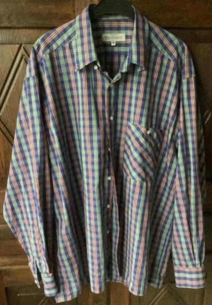 Geruit overhemd, hemd lange mouw; XL; Stavrianeas for men, Kleding | Heren, Ophalen of Verzenden, Zo goed als nieuw, Blauw, Halswijdte 43/44 (XL)