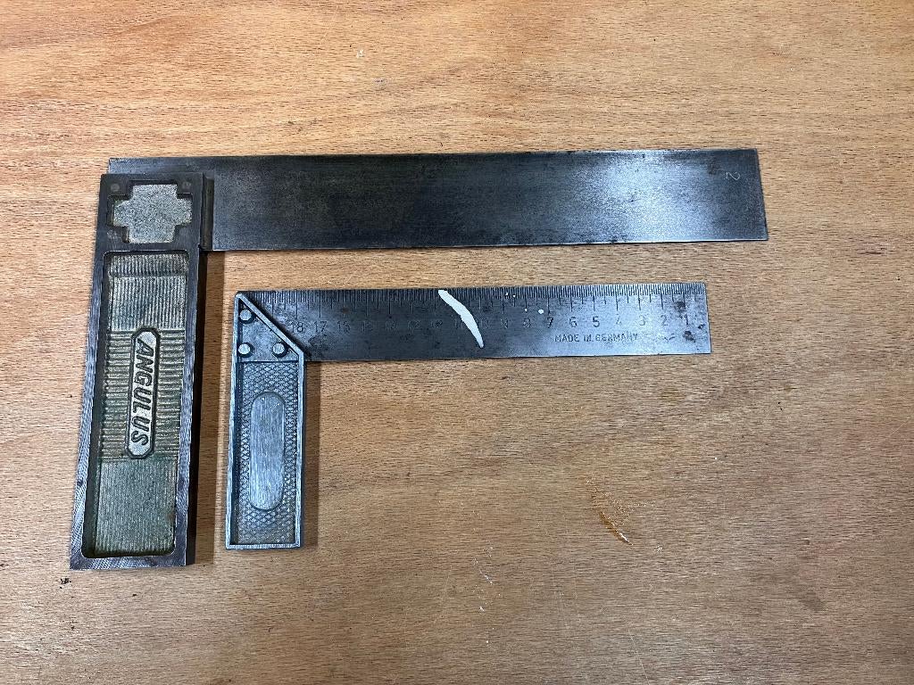 Winkelhaken / blokhaken, verstekhaak, aftekenhaak ANGULUS, Ophalen of Verzenden, Gebruikt