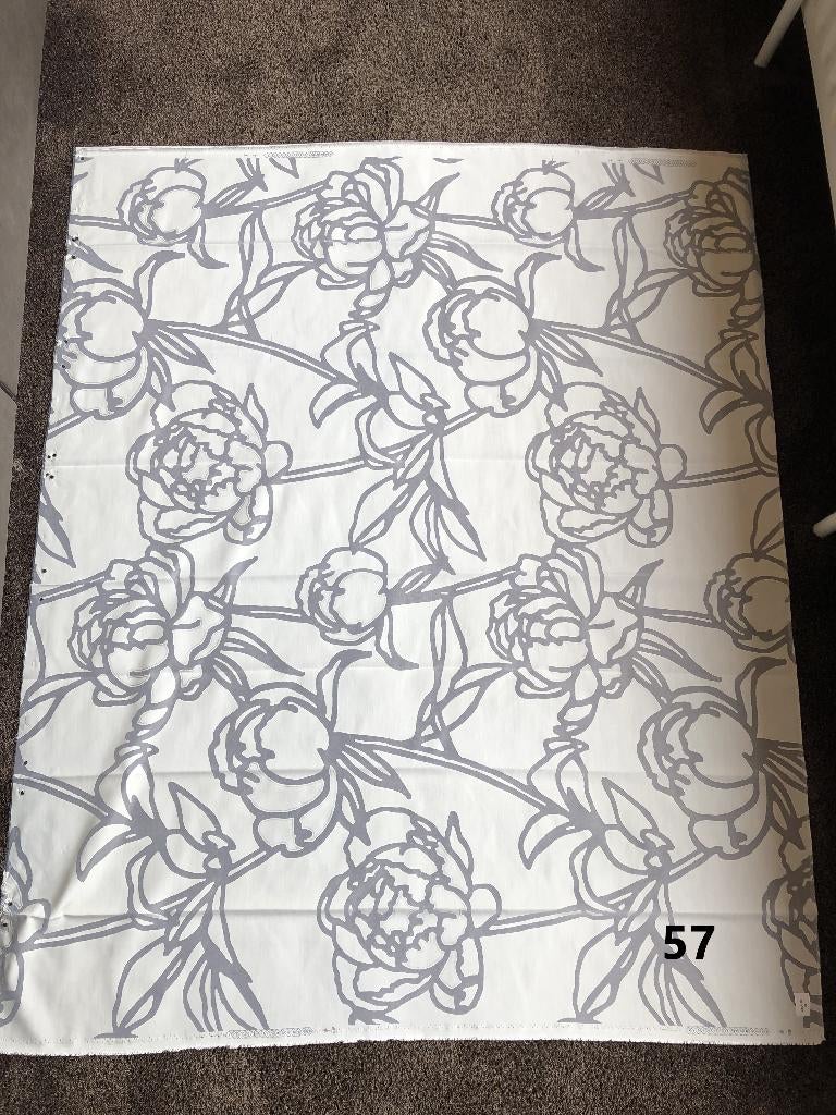 Lap stof Artelux Amalia 140x110 cm gordijnstof inbetween, Wit, Ophalen of Verzenden, Zo goed als nieuw, 30 tot 120 cm