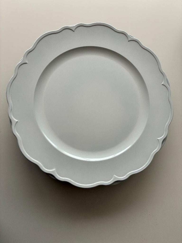 Onderzetborden wit 8 stuks. Kunststof, Overige materialen, Ophalen of Verzenden, Zo goed als nieuw, Bord(en)