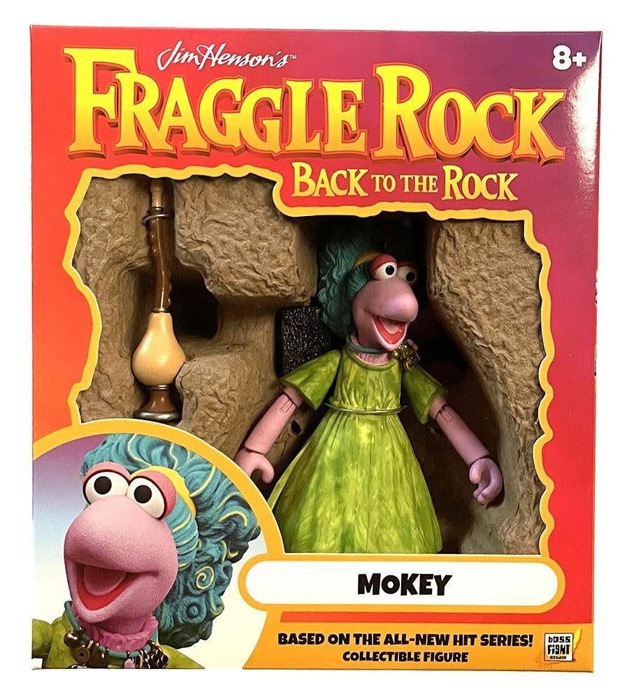 Fraggle Rock Mokey Action Figure (De Freggels), Actiefiguur of Pop, Nieuw, Boss Fight Studios, Tv