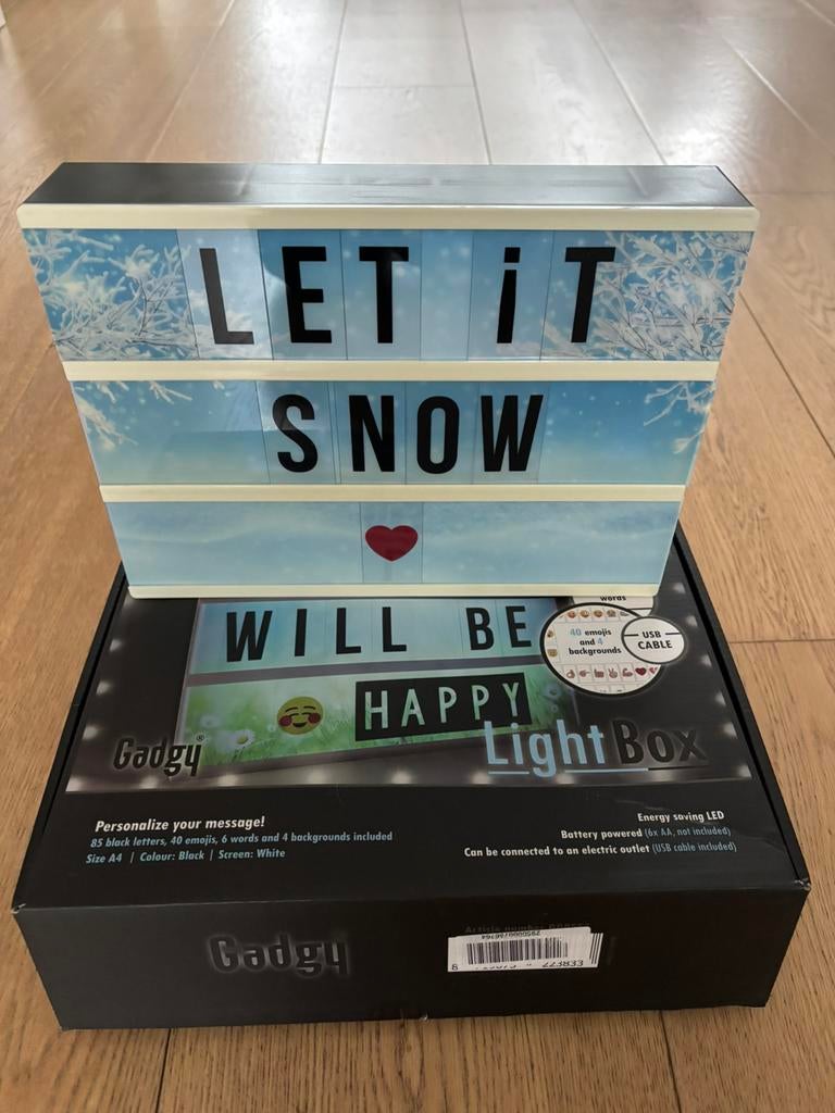 Lichtbox, Ophalen of Verzenden, Zo goed als nieuw