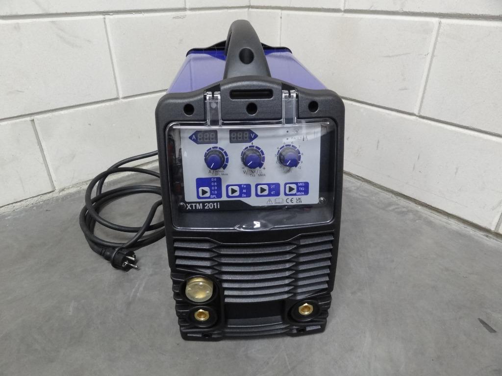 NIEUW Mig/Mag Lasapparaat Parweld XTM201i Synergisch 230 V, Ophalen of Verzenden, Nieuw, 150 tot 250 ampère, Co2