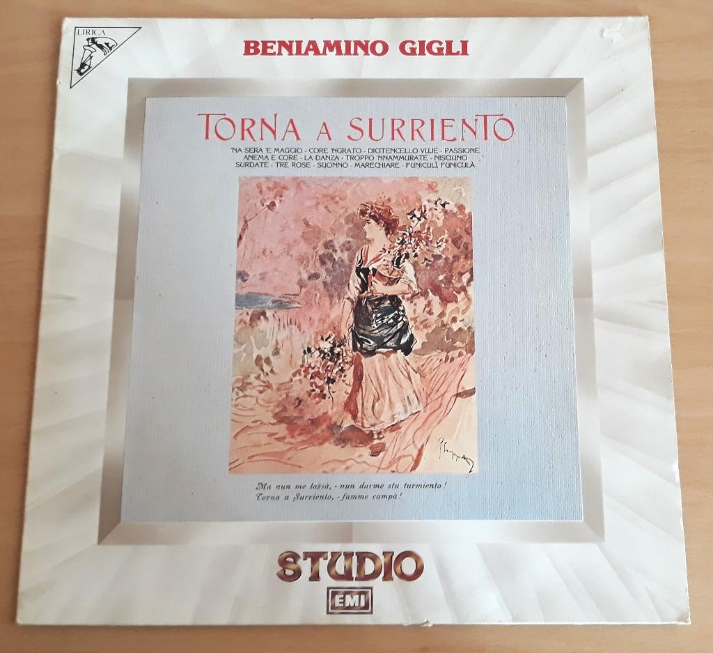 Beniamino Gigli ‎– Torna a Surriento, Opera of Operette, Ophalen of Verzenden, Zo goed als nieuw, Romantiek