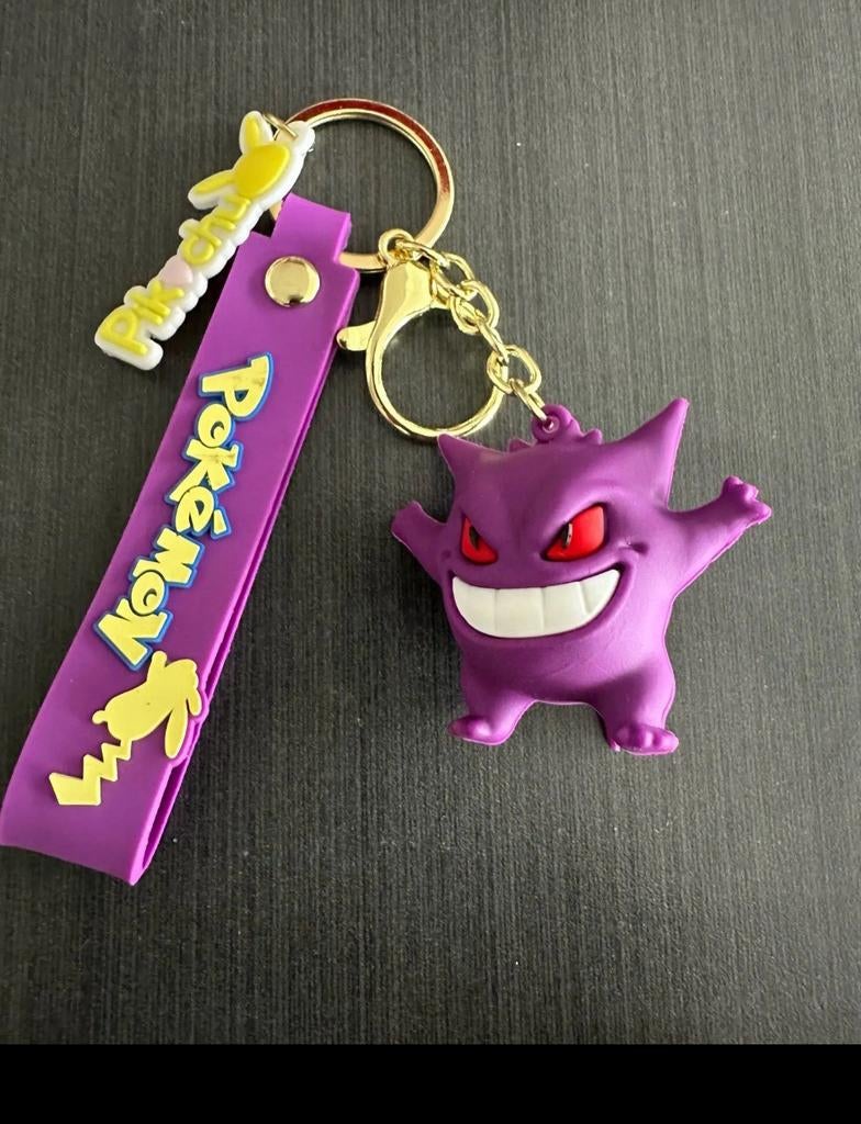 Nieuwe Pokémon Sleutelhanger - Gengar & Pikachu, Ophalen of Verzenden, Nieuw, Sticker