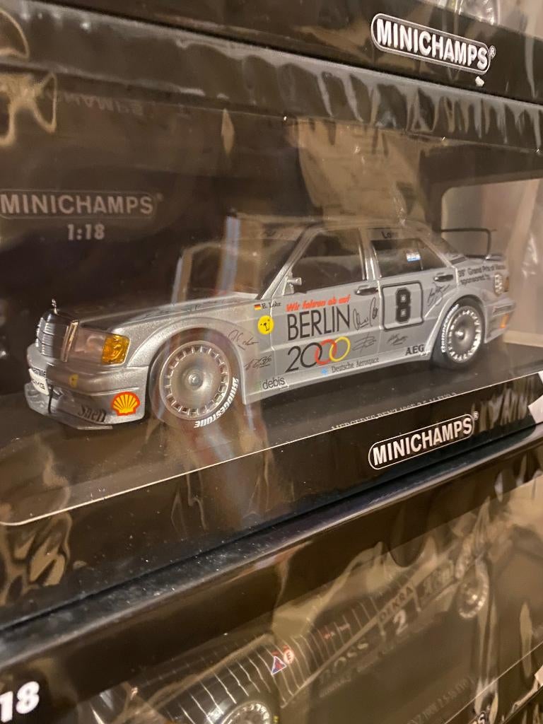 Mercedes 190E 2,5 16 Evo2 AMG Motorenbau GmbH - Minichamps, Ophalen of Verzenden, Nieuw, Auto, MiniChamps
