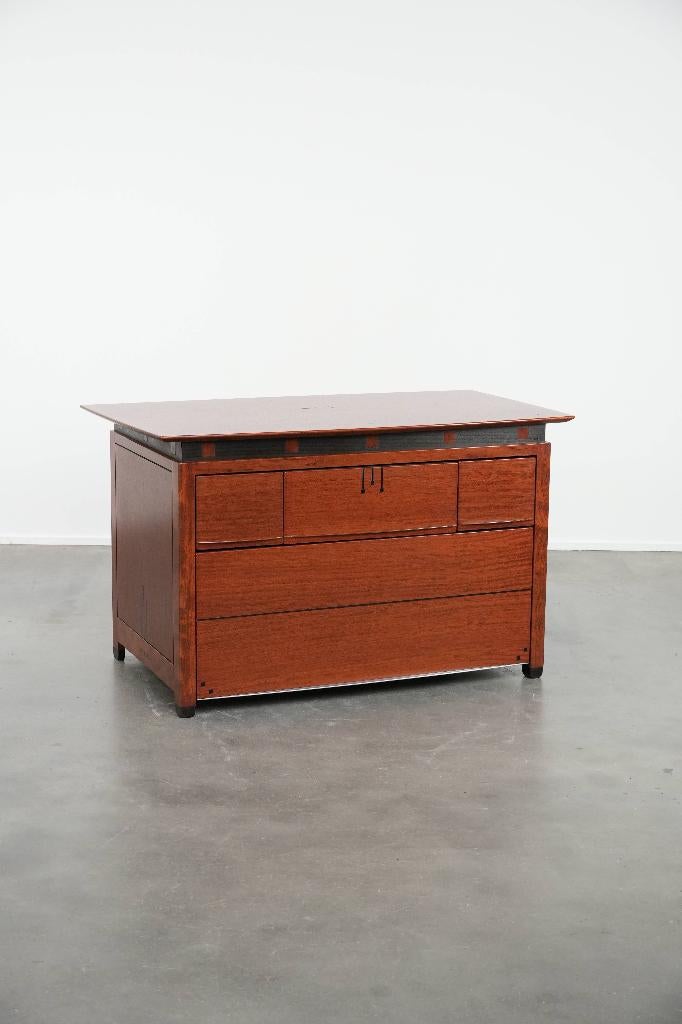 Art Deco Schuitema design meubel/ audio en tv kast/ dressoir, Ophalen, Gebruikt, 100 tot 150 cm, .