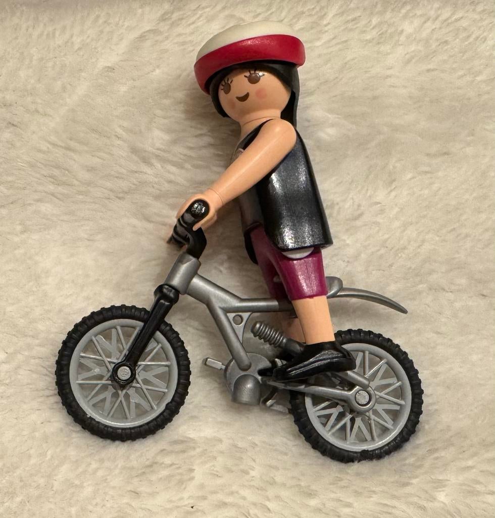Playmobil 4743 Vrouw op mountainbike, Ophalen of Verzenden, Zo goed als nieuw, Complete set