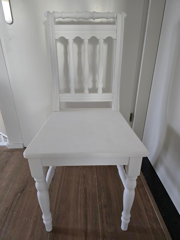 Opsetims stoel Polly, Ophalen, Wit, Zo goed als nieuw, Eén