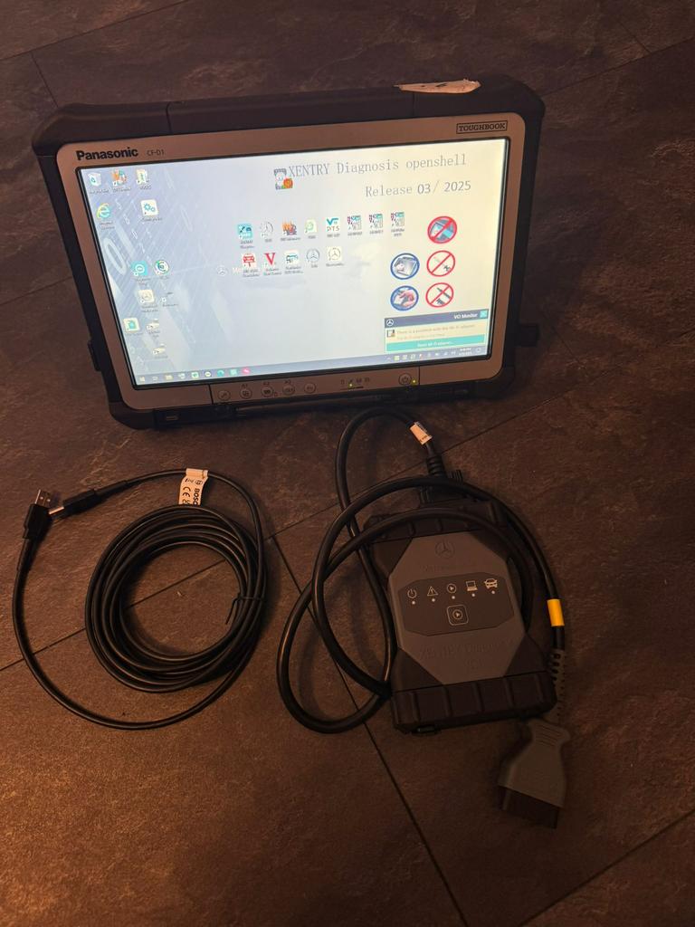 Panasonic tablet Xentry  09/25 Benz groep diagnose, Auto diversen, Autogereedschap, Ophalen of Verzenden, Zo goed als nieuw