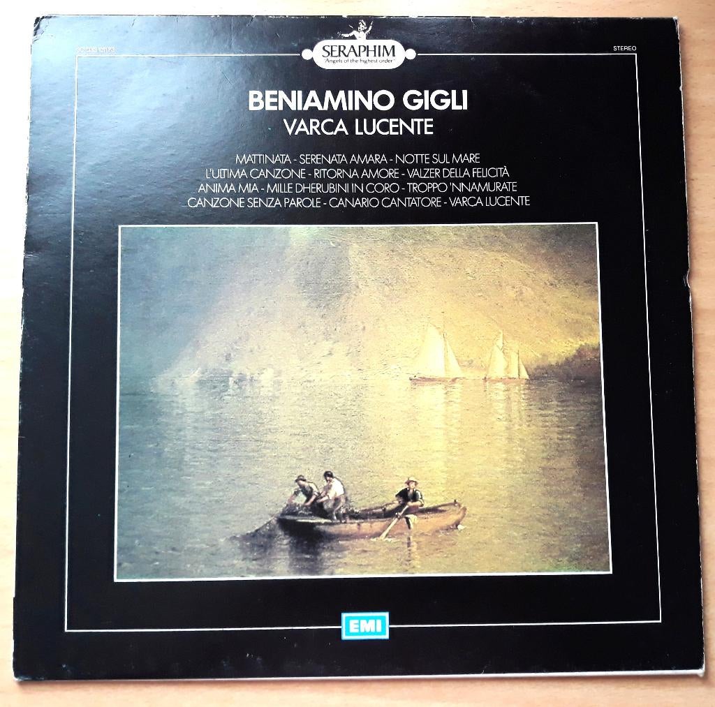 Beniamino Gigli ‎– Varca Lucente - Nieuwstaat LP, Verzenden, Opera of Operette, Zo goed als nieuw, Romantiek