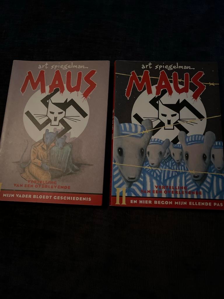 Maus 1 & 2 - Art Spiegelman - Stripboeken, Meerdere stripboeken, Ophalen of Verzenden, Zo goed als nieuw