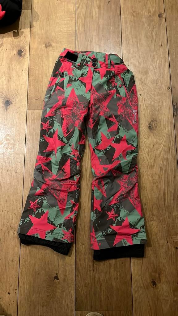 Ski broek maat 140, meisje, merk Rehall, Ophalen of Verzenden, Zo goed als nieuw, Broek