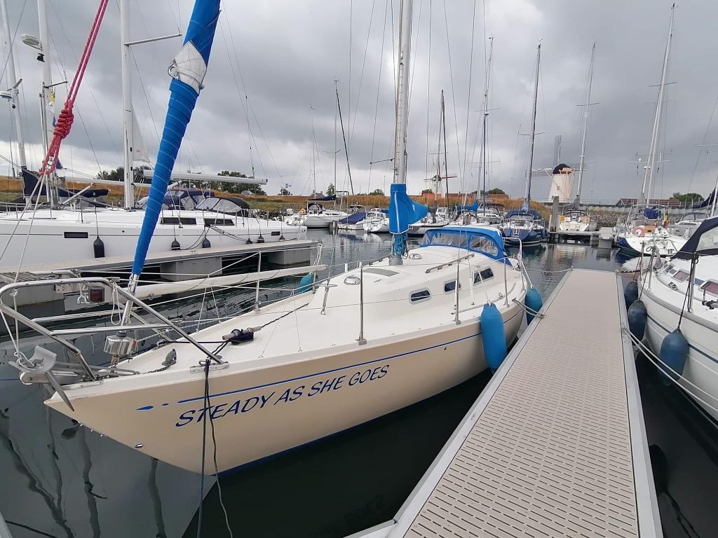 Zeilboot Ohlson 29, Watersport en Boten, Kajuitzeilboten en Zeiljachten, Ophalen, Diesel, Zo goed als nieuw, 9 tot 12 meter