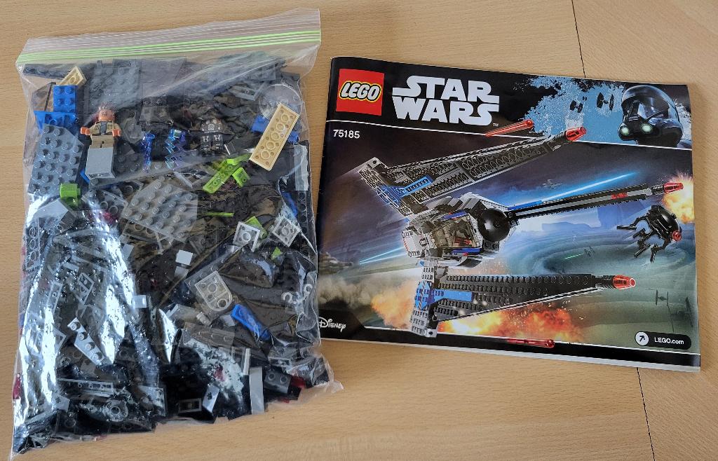 Lego Star wars 75185 "Tracker", Ophalen of Verzenden, Zo goed als nieuw, Complete set, Lego