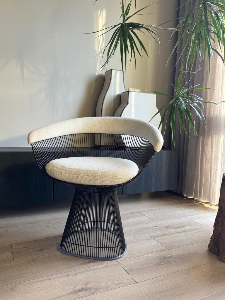 Knoll Platner Chair. Design klassieker, Zwart, Ophalen of Verzenden, Zo goed als nieuw, Eén