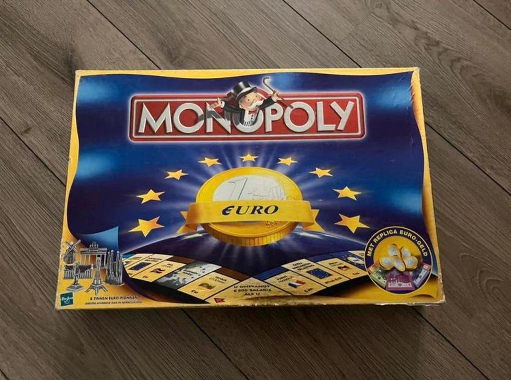 Monopoly euro editie, Vijf spelers of meer, Ophalen of Verzenden, Zo goed als nieuw