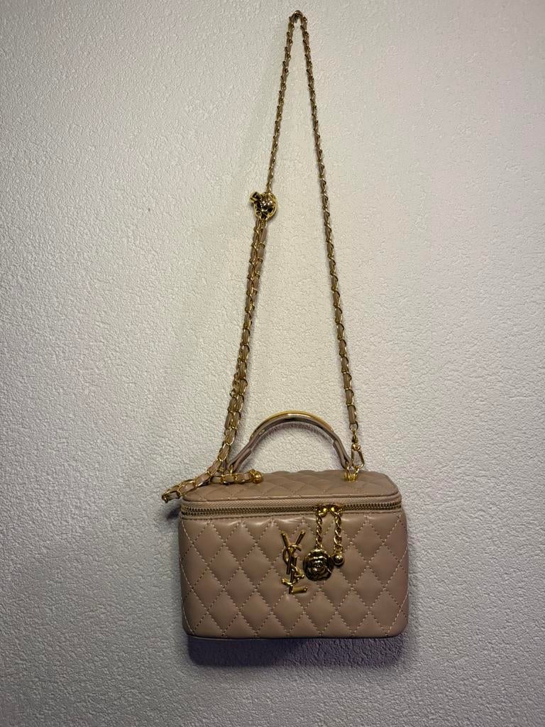 Beige tas, Ophalen of Verzenden, Zo goed als nieuw, Beige, Handtas