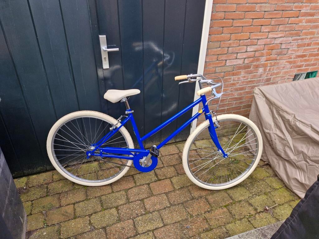 Ciclo L'Ego Café Racer 46cm blauw, Overige merken, Staal, Cruiser, Nieuw