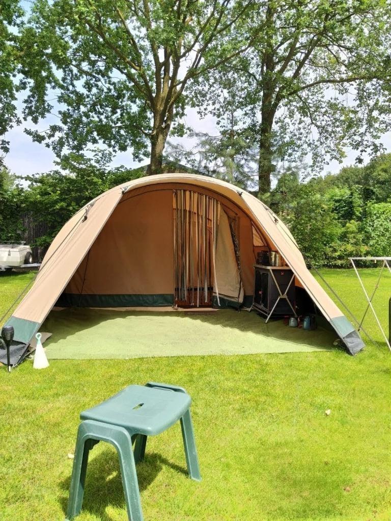 tent met bakwagentje, Caravans en Kamperen, Ophalen, Gebruikt, Tot en met 5