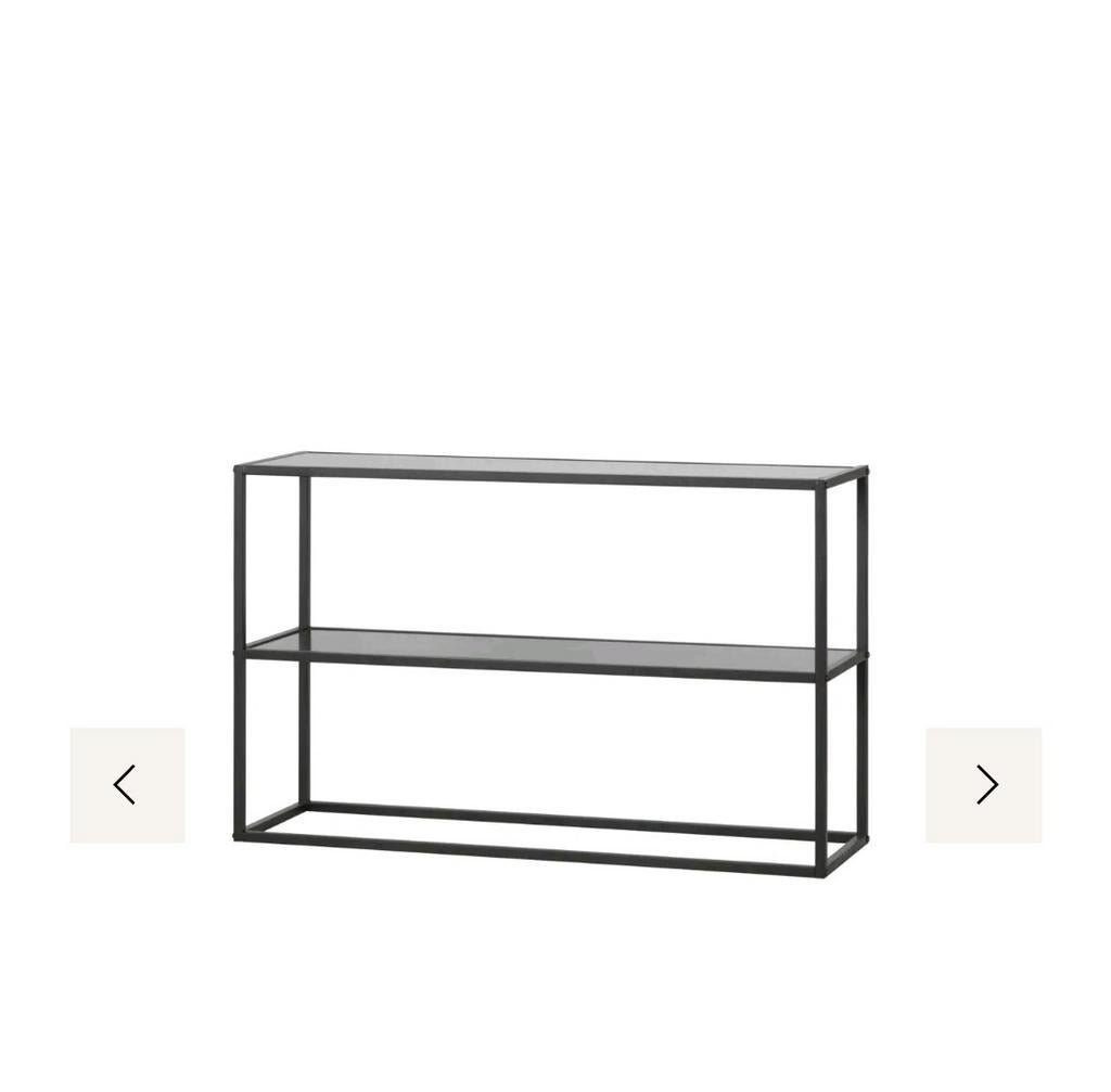 Woood sidetable, Huis en Inrichting, Tafels | Sidetables, Ophalen, Gebruikt, 100 tot 150 cm, Metaal