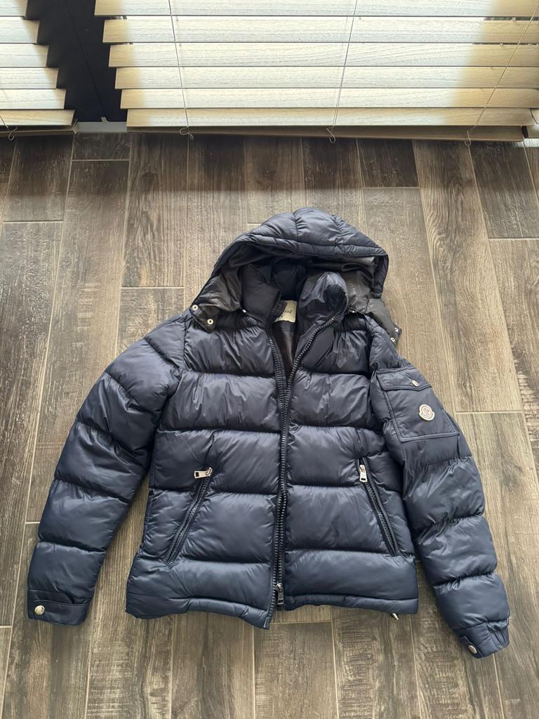 Moncler Maya Winterjas met NFC Tag, Ophalen of Verzenden, Zo goed als nieuw, Zwart
