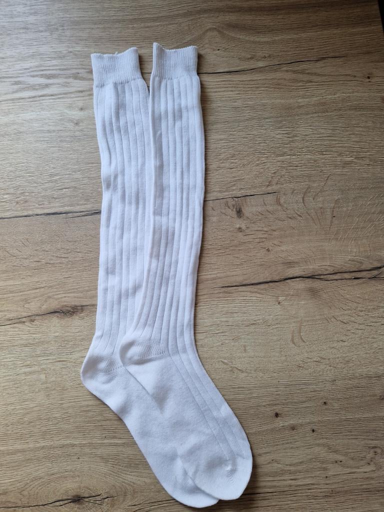 Witte kniekousen - Nieuw!, Hobby en Vrije tijd, Feestartikelen, Nieuw, Overige typen, Ophalen of Verzenden