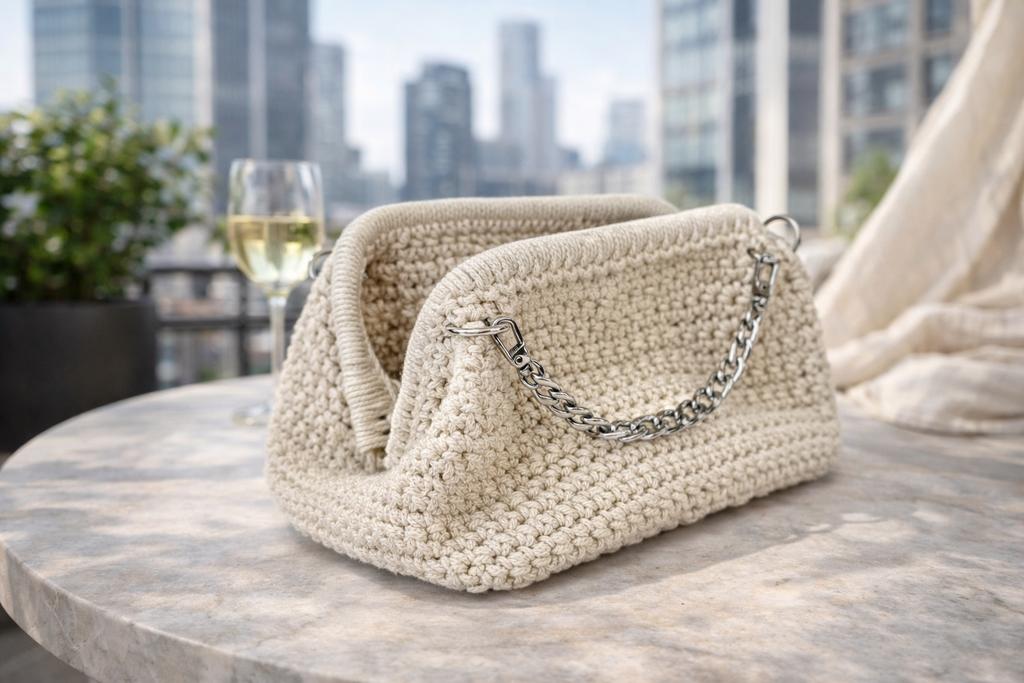 Handmade crochet clutches bags, Ophalen of Verzenden, Nieuw, Overige kleuren, Handtas