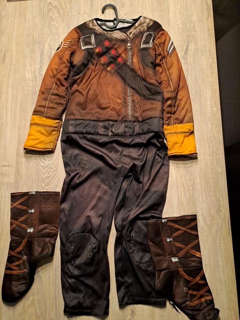 Fortnite Piloot Kostuum, Ophalen of Verzenden, Zo goed als nieuw, 158 t/m 164, Jongen