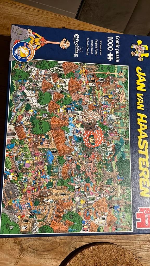 Jan van Haasteren Puzzel Efteling sprookjesbos, Verzamelen, Ophalen, Zo goed als nieuw, Overige typen