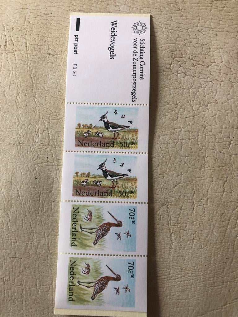 Zomerzegels 1984 - Weidevogels, Postzegels en Munten, Postzegels | Nederland, Ophalen of Verzenden, Na 1940, Postfris