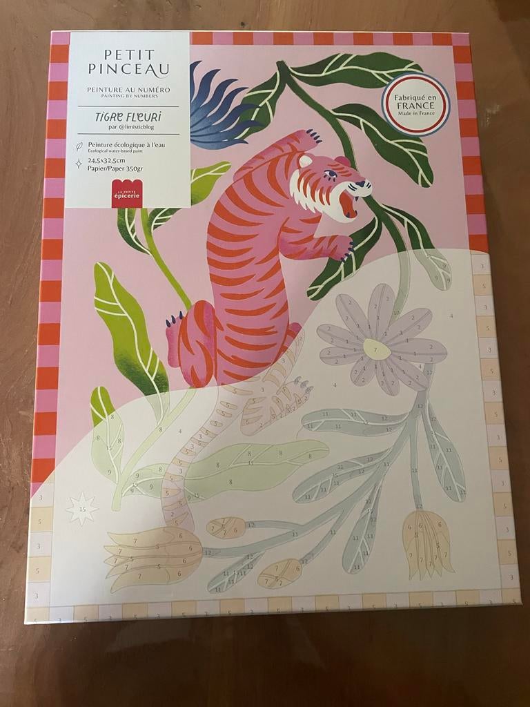 Schilderen op nummer petit pinceau - Tijger, Ophalen of Verzenden, Nieuw, Schilderen op nummer