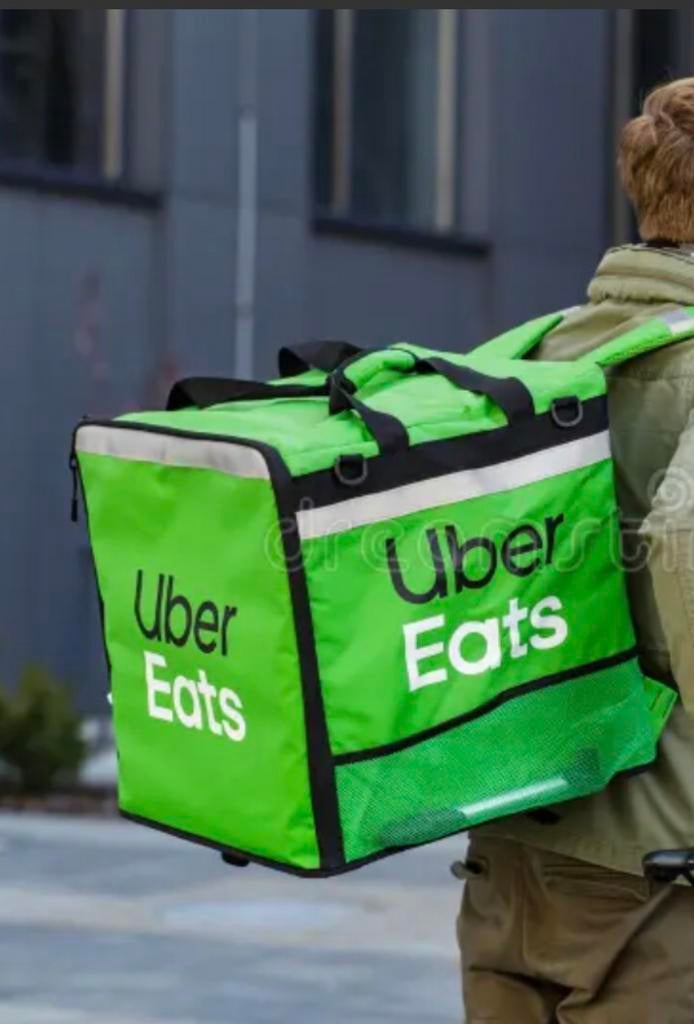 Uber iets bezorg rugtas, Ophalen of Verzenden, Zo goed als nieuw
