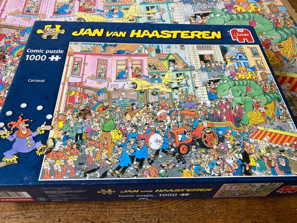 Jan van Haasteren puzzel 1000 stukjes Carnaval, Ophalen of Verzenden, 500 t/m 1500 stukjes, Gebruikt