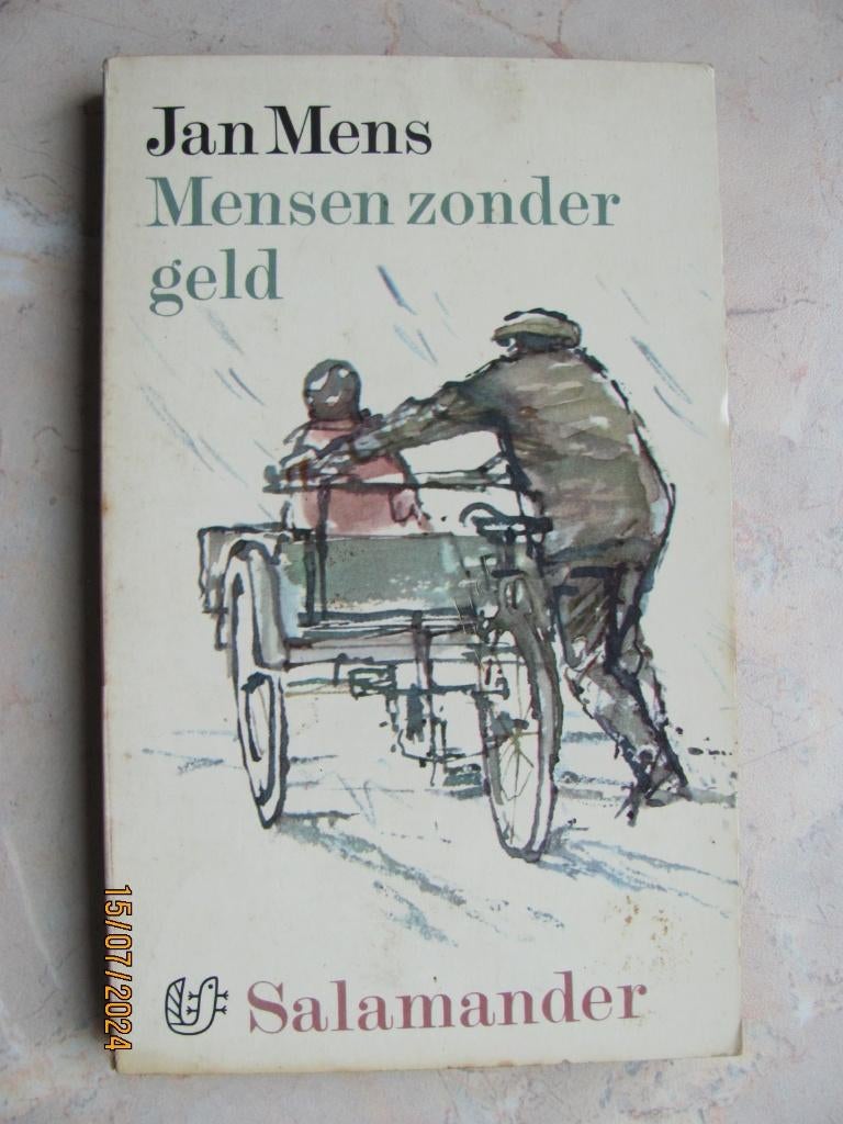 BOEK Jan MENS roman MENSEN zonder GELD 10e druk 1968 IZGS, Boeken, Gelezen, Jan Mens, Ophalen of Verzenden, Nederland
