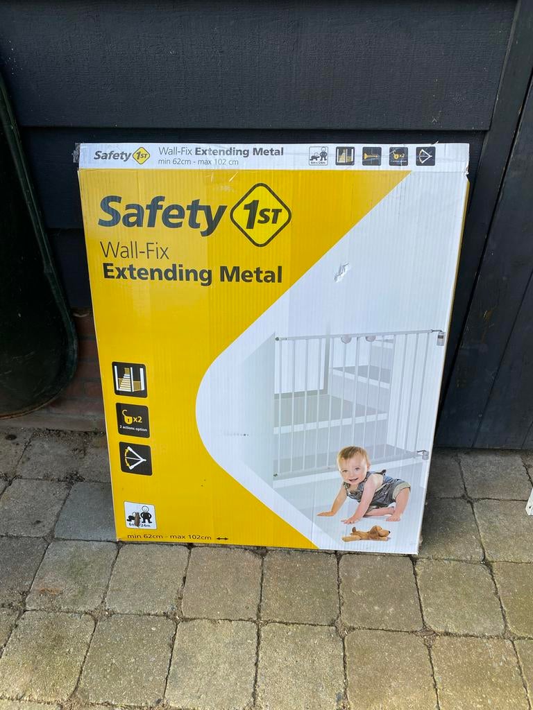 Safety 1st Wall-Fix Traphekje - Nieuw in doos, Ophalen, Nieuw, 100 tot 115 cm, Metaal of IJzer