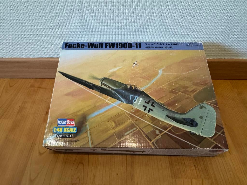 Hobby Boss Focke-Wulf FW190D-11 1:48, Overige merken, Nieuw, Ophalen of Verzenden, Groter dan 1:72