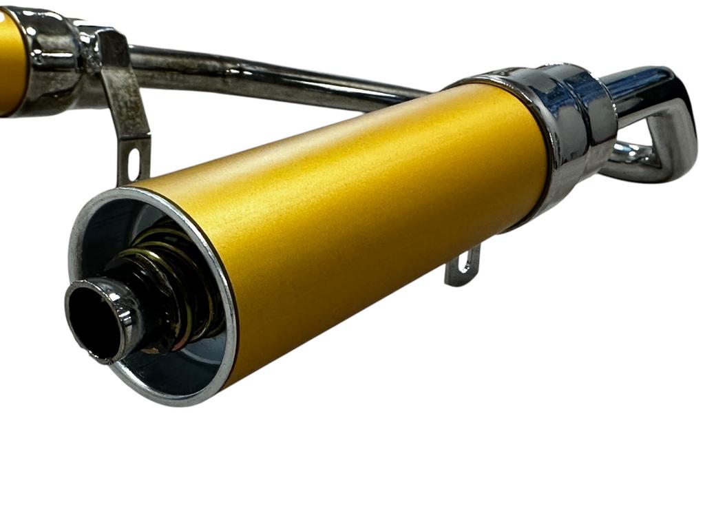 Dubbele einddemper Honda MT5 en MT8 goudkleurig, Ophalen of Verzenden, Nieuw