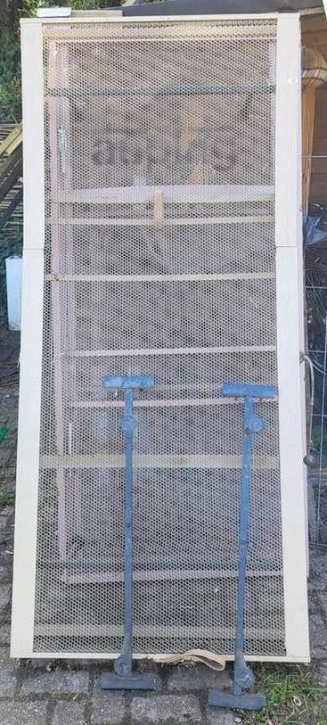 Drie Auping spiralen, 2 met poten en verstelbaar, Ophalen, Verstelbaar, 90 cm, Eenpersoons