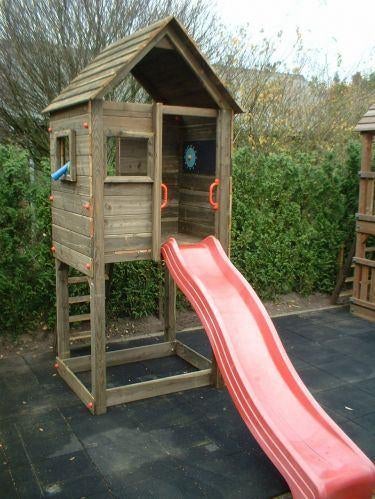 speeltoren SCHOOLHUIS klimtoren speelhuis speeltoestel, Ophalen, Nieuw, Schommel, Aanbouwonderdeel