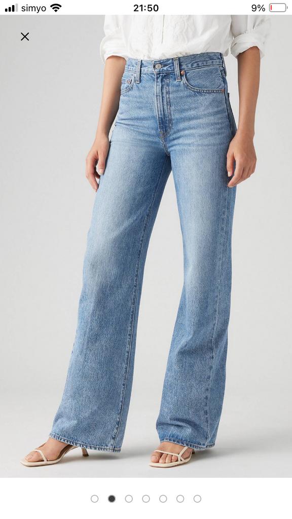 Nieuwe Levi's Ribcage Bootcut Jeans Dames W29 L30, Ophalen of Verzenden, Nieuw, Blauw, W28 - W29 (confectie 36)