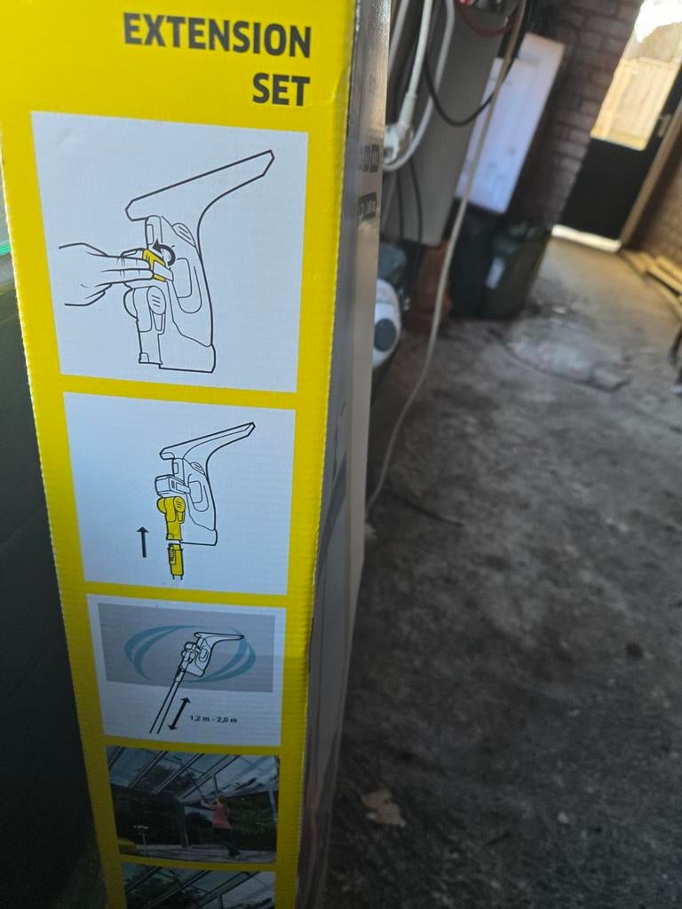 Kärcher Window Vac Verlengset (zonder Window Vac), Ophalen