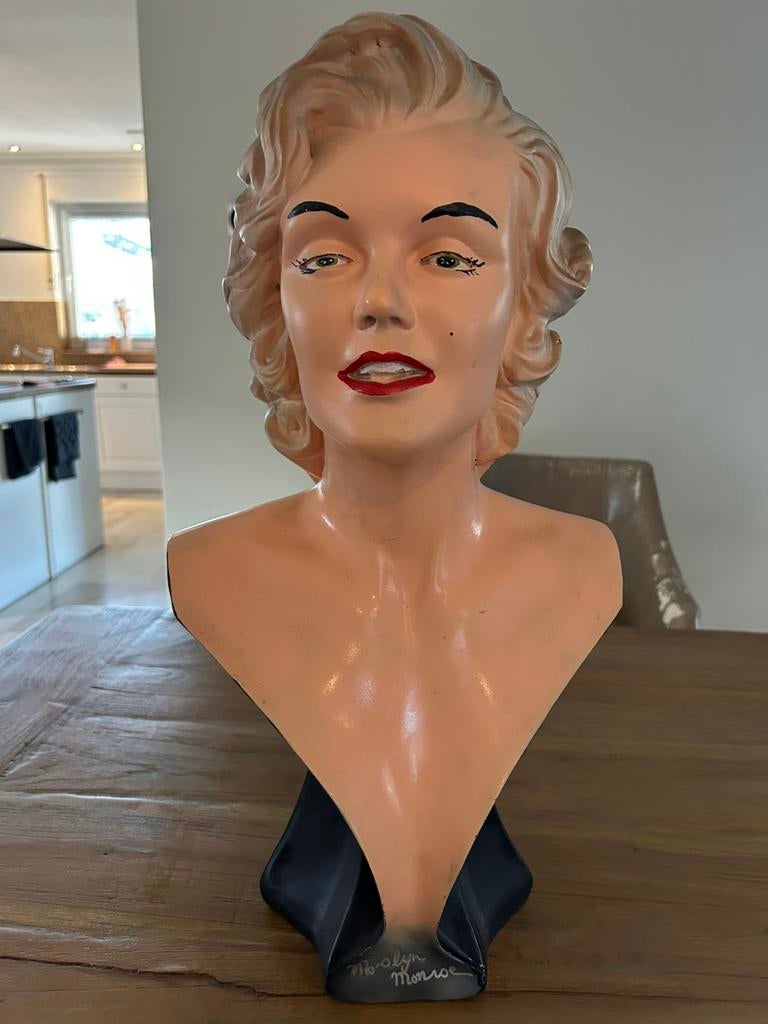 Marilyn monroe borstbeeld, Verzamelen, Ophalen, Gebruikt