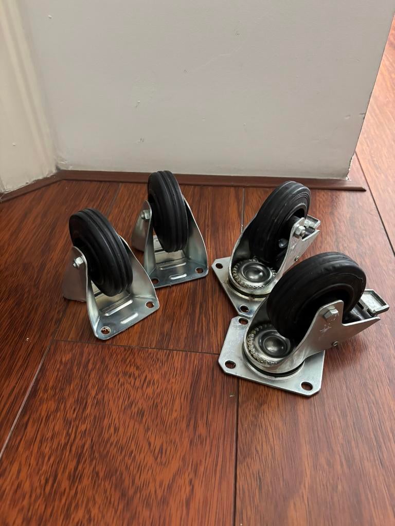 Zwenkwielen, Doe-het-zelf en Verbouw, Zwenkwielen, Ophalen